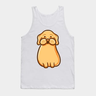 Yellow cute dog Tank Top